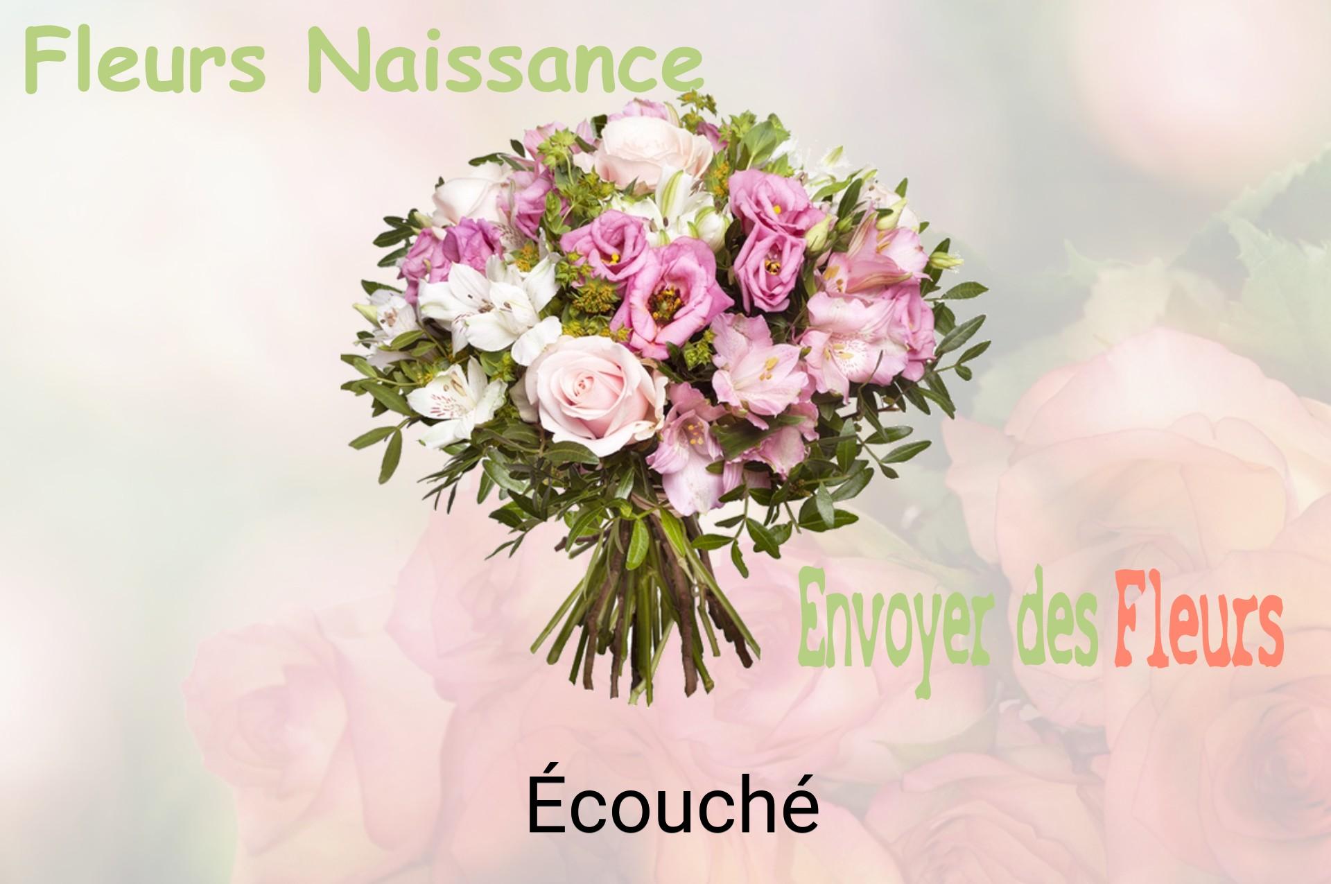 Bouquet de fleurs de naissance livré à Écouché